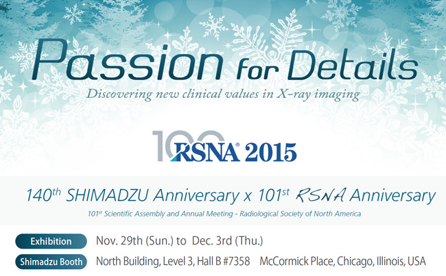 SHIMADZU at 101st RSNA