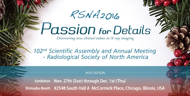 SHIMADZU at 102nd RSNA