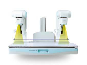 Over 2m imaging range capturing the patient’s entire body